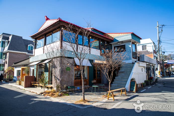 강릉 명주동 거리