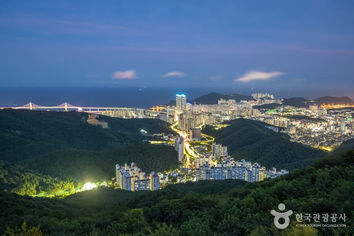 별바다부산 야간관광 시리즈4 그냥 보면 백 점, 내려다보면 만 점인 부산 야경_황령산 전망대 2-7