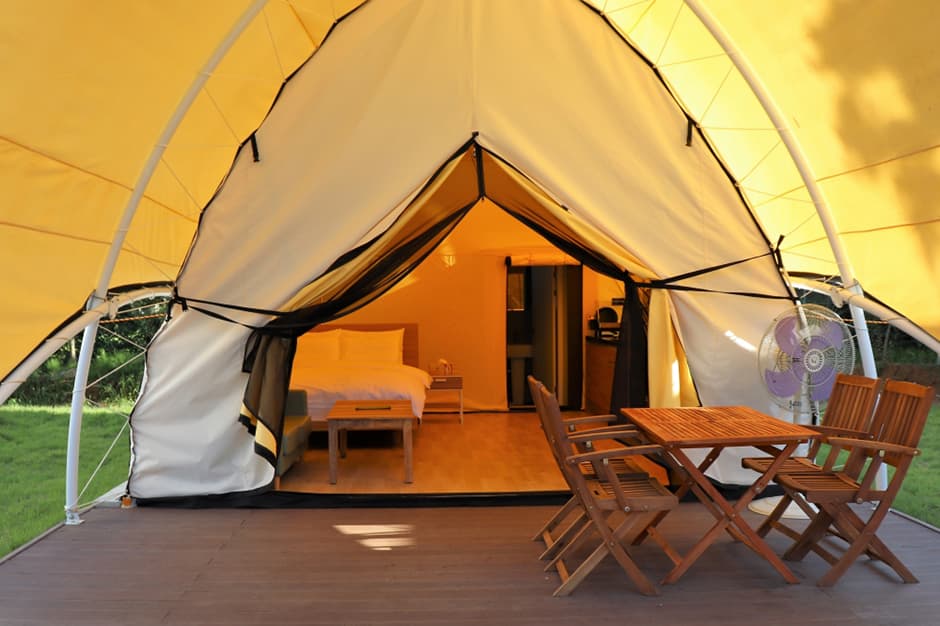 다온숲 글램핑내부