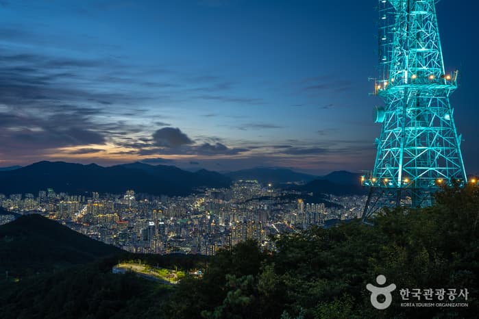 별바다부산 야간관광 시리즈4 그냥 보면 백 점, 내려다보면 만 점인 부산 야경_황령산 전망대 2-3