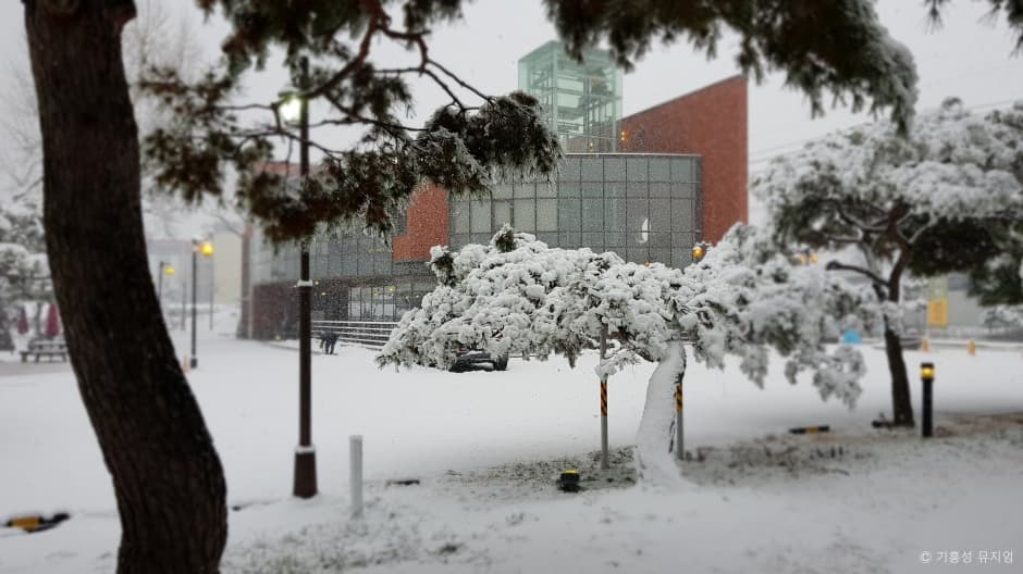 경기도_양평군_기흥성뮤지엄_겨울설경
