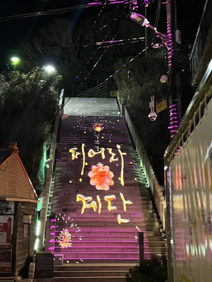 九龙浦开花阶梯多媒体艺术(구룡포 피어라계단 미디어아트)