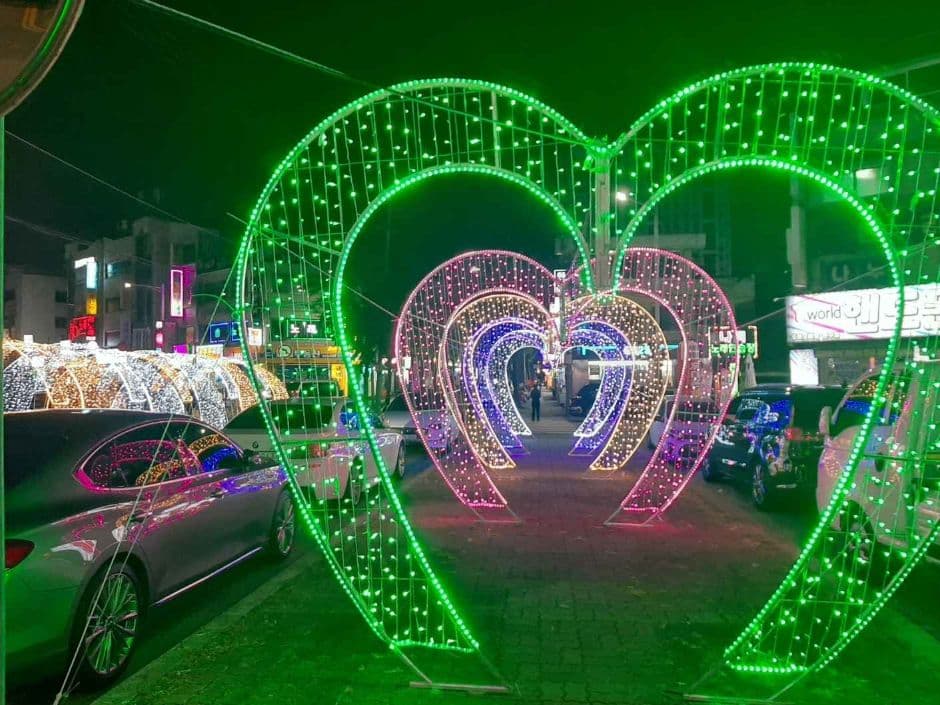 Rue lumineuse de Namdong (남동 빛의 거리)