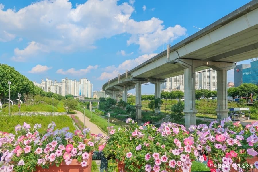 청계천 자전거도로